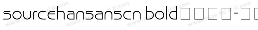 sourcehansanscn bold字体下载字体转换